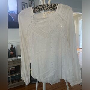 Lucky Brand Eyelet Top